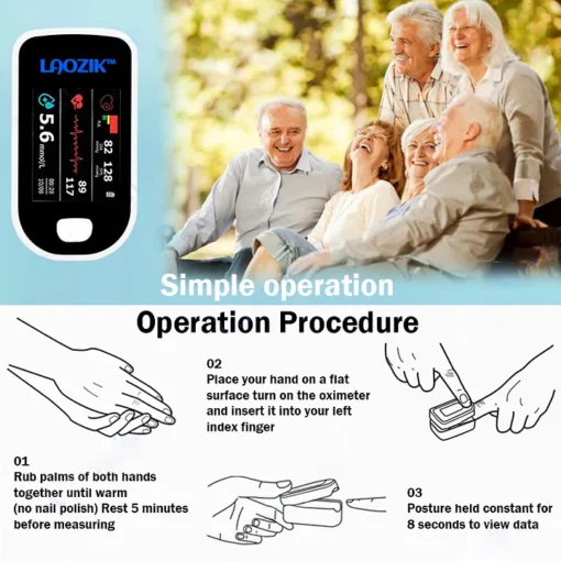 LaoziK™ Advanced Non-Invasive GlucoseMonitor-99.9% Accuracy + Exclusive Gift - Image 5