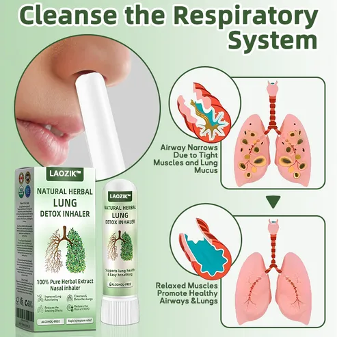 LAOZIK Natural Herbal Lung Detox Inhaler - Image 3