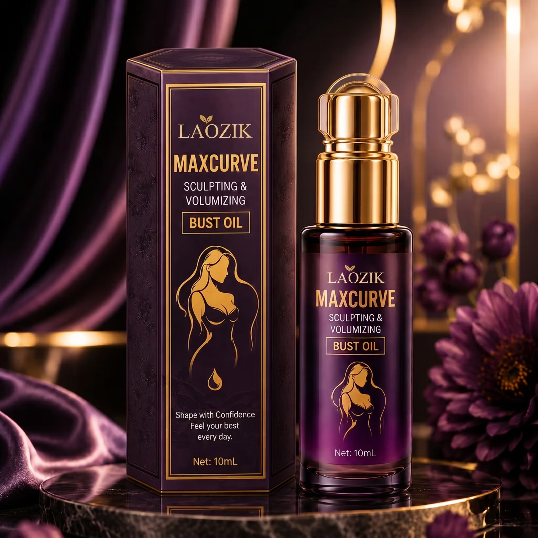 Laozik® MaxCurve Multi-Zone Sculpting Oil